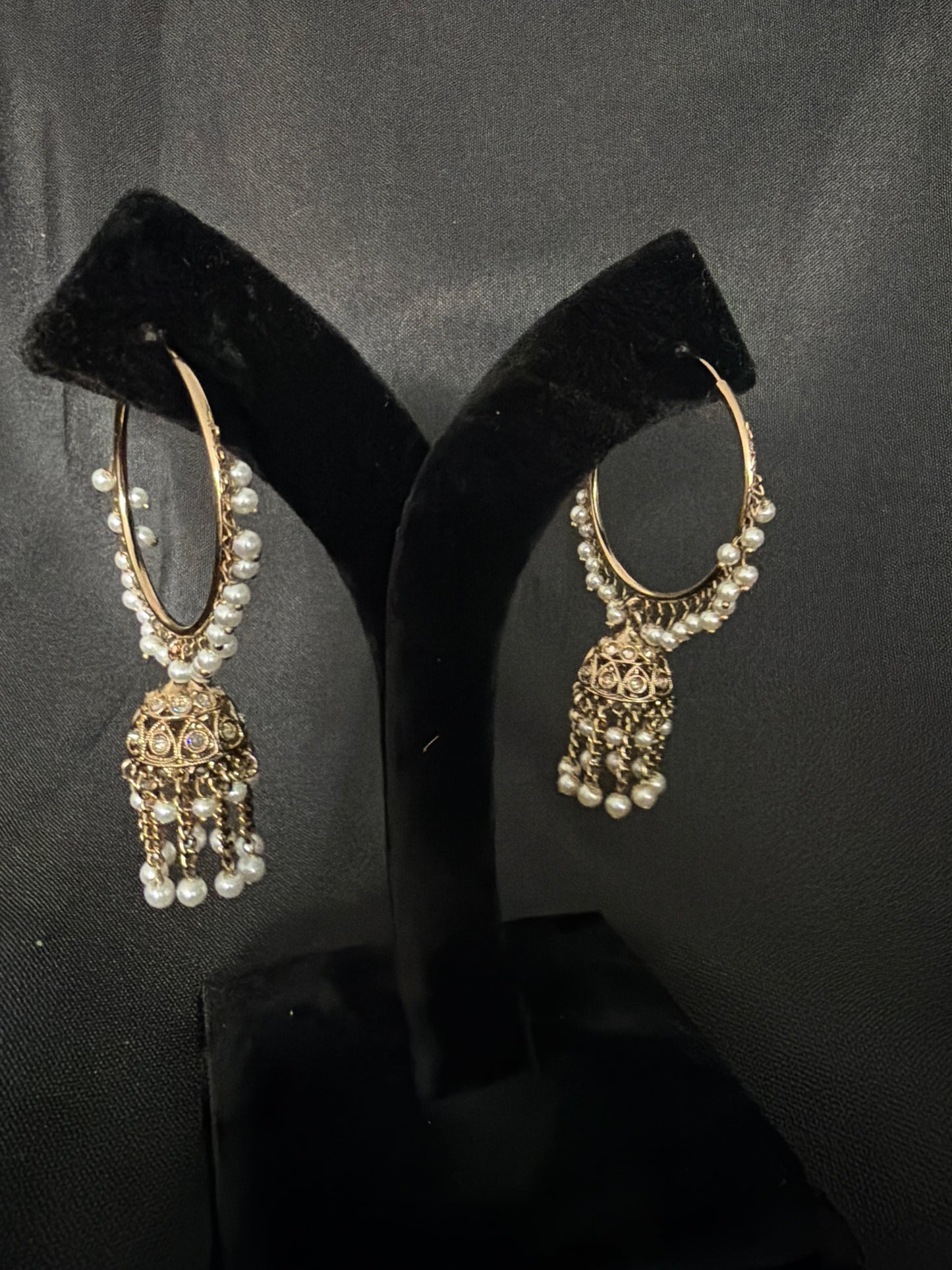 Antique Jhumka Hoop Earrings