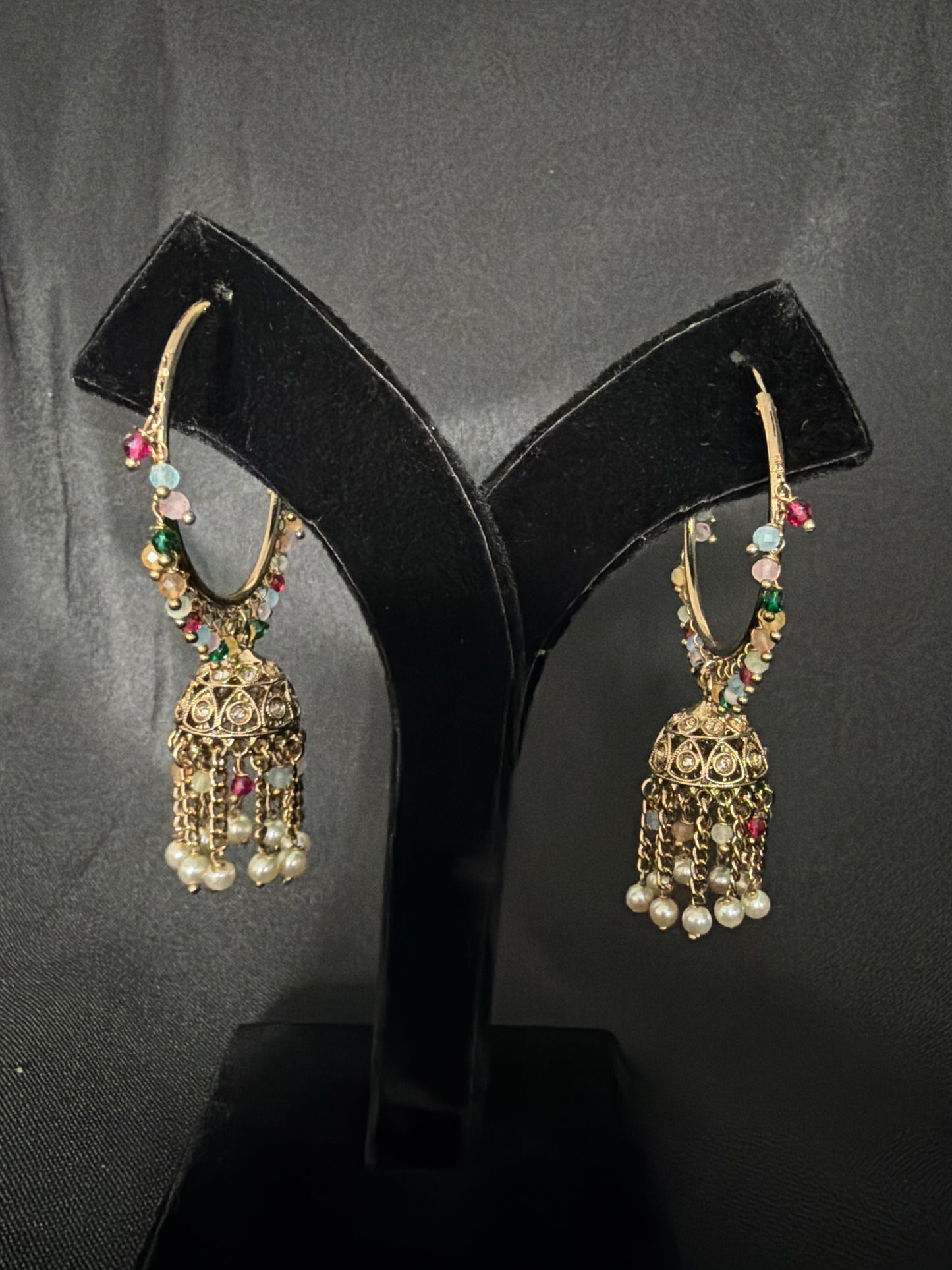 Antique Jhumka Hoop Earrings