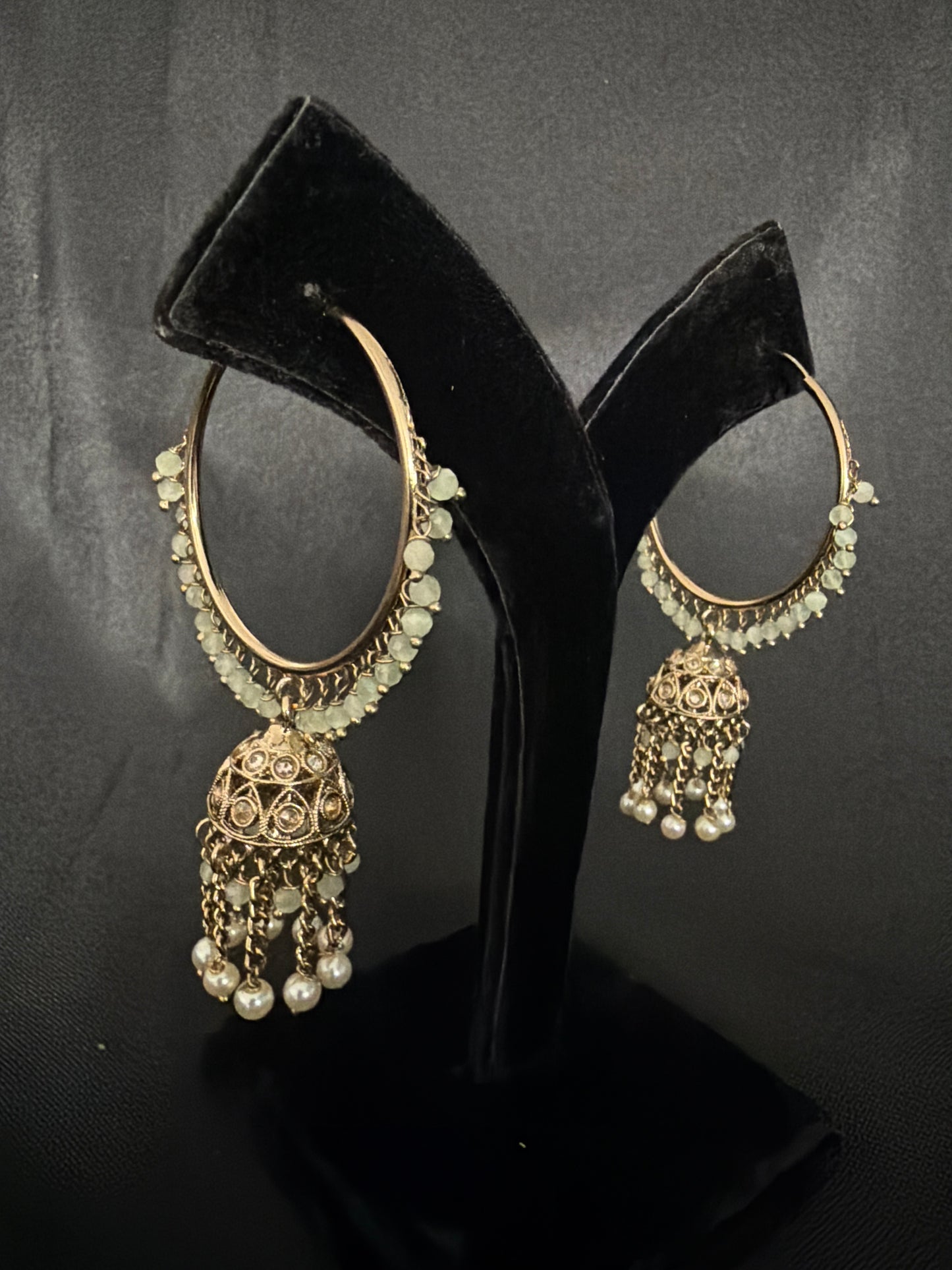 Antique Jhumka Hoop Earrings